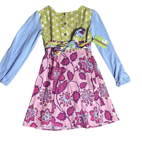 Moxie and Mabel piper dress long sleeved floral bohemian 7 NWT - Picture 2 of 9